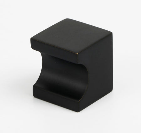 Alno A853-34-MB: 3/4" Contemporary II Cabinet Knob - Matte Black