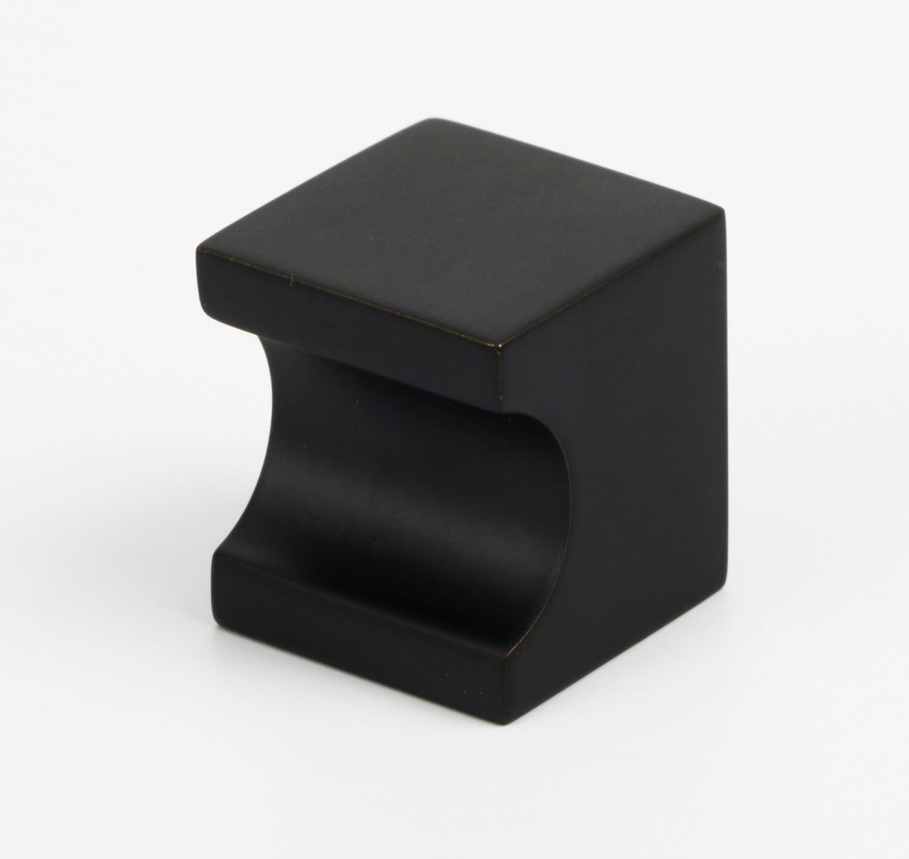 Alno A853-34-MB: 3/4" Contemporary II Cabinet Knob - Matte Black