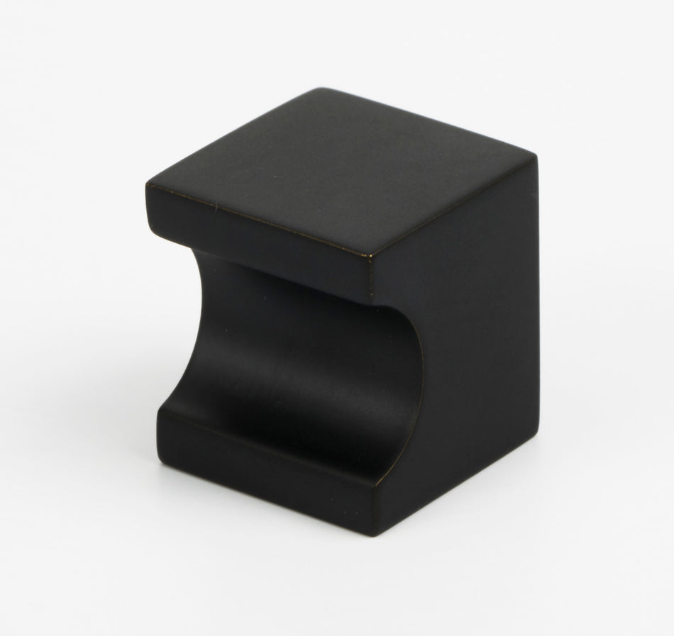 Alno A853-34-MB: 3/4" Contemporary II Cabinet Knob - Matte Black