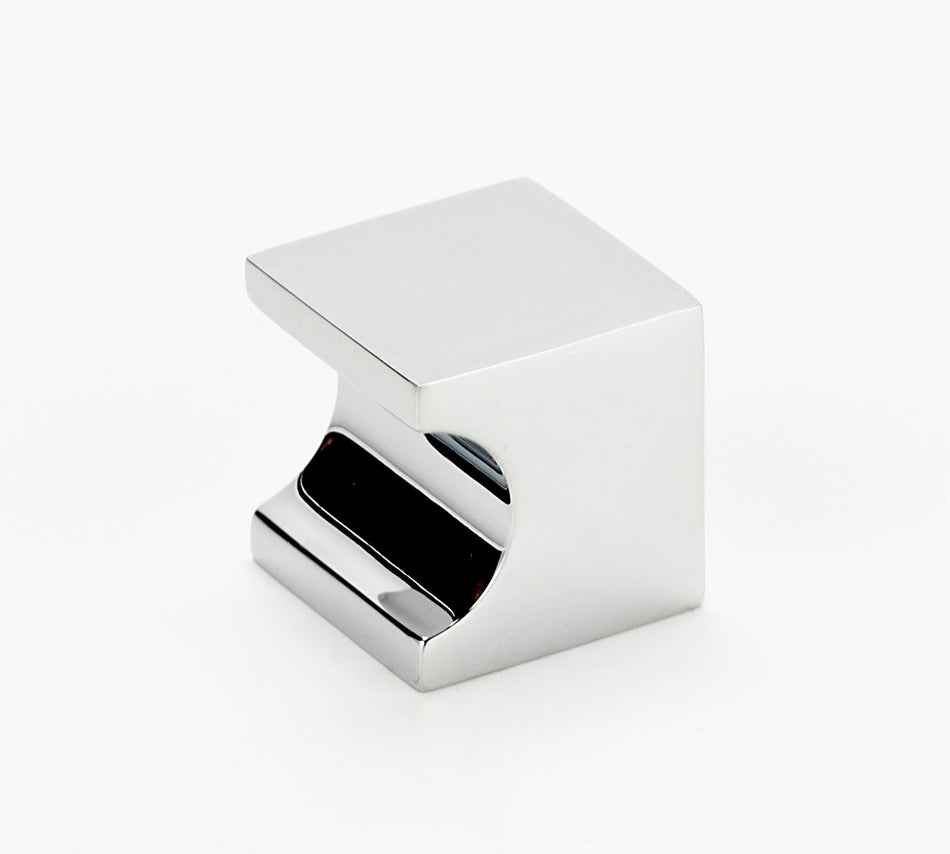 Alno A853-34-PC: 3/4" Contemporary II Square Cabinet Knob - Polished Chrome