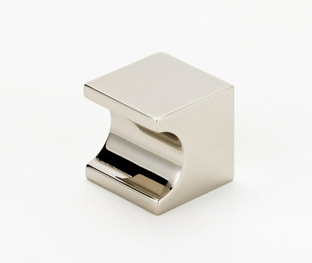 Alno A853-34-PN: 3/4" Contemporary II Square Cabinet Knob - Polished Nickel
