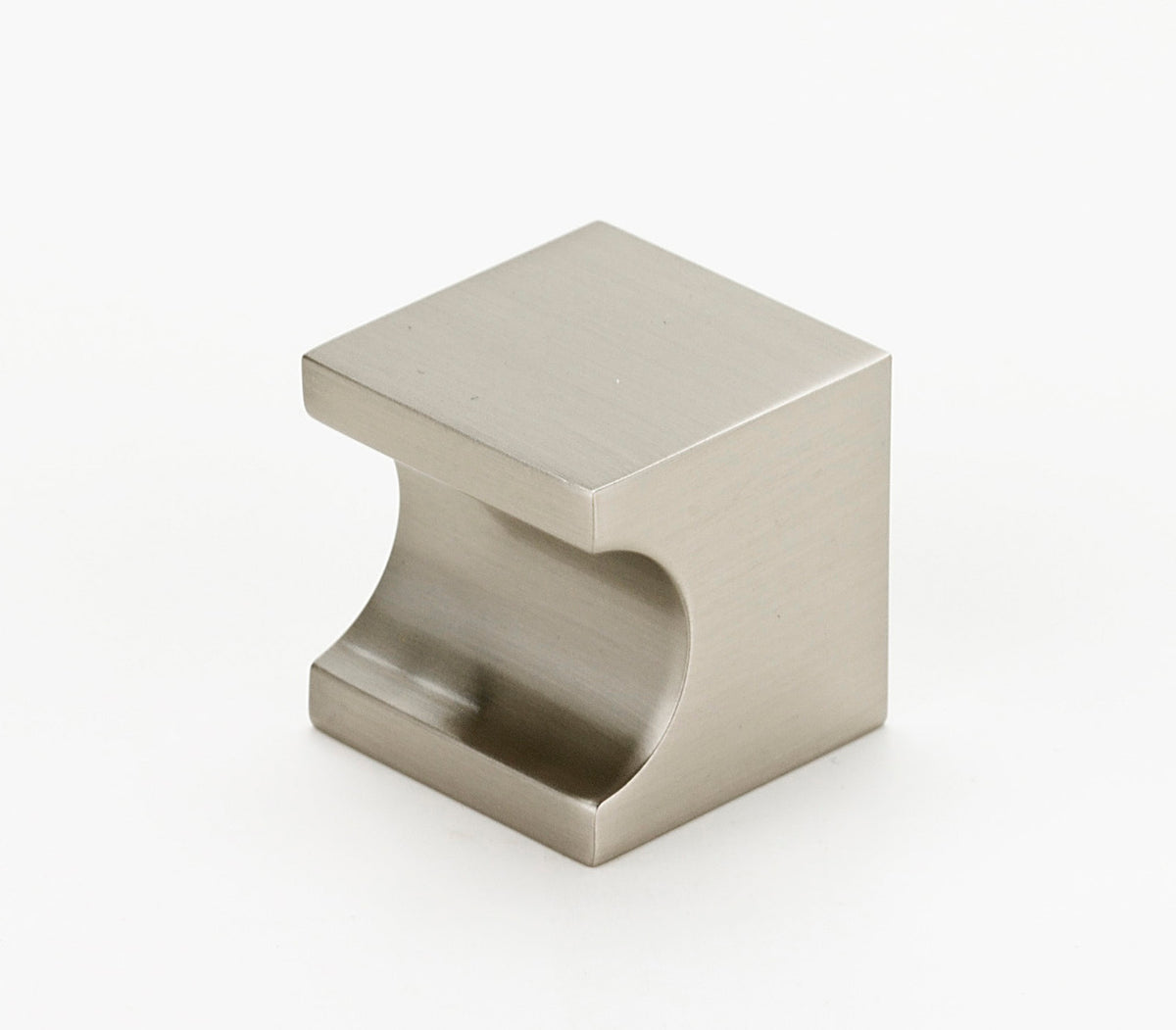 Alno A853-34-SN: 3/4" Contemporary II Square Cabinet Knob - Satin Nickel