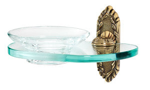 Alno A8530-PA: Ribbon & Reed Soap Holder w/Dish - Polished Antique