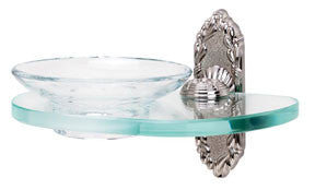 Alno A8530-SN: Ribbon & Reed Soap Holder w/Dish - Satin Nickel