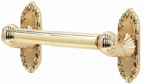Alno A8560-PB: Ribbon & Reed Toilet Tissue Holder - Polished Brass