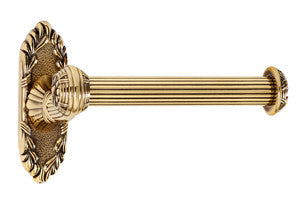 Alno A8566L-PA: Ribbon & Reed Single Post Tissue Holder (left) - Polished Antique