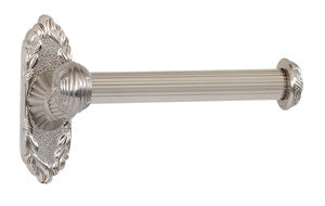 Alno A8566L-SN: Ribbon & Reed Single Post Tissue Holder (left) - Satin Nickel