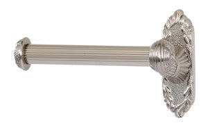 Alno A8566R-SN: Ribbon & Reed Single Post Tissue Holder (right) - Satin Nickel