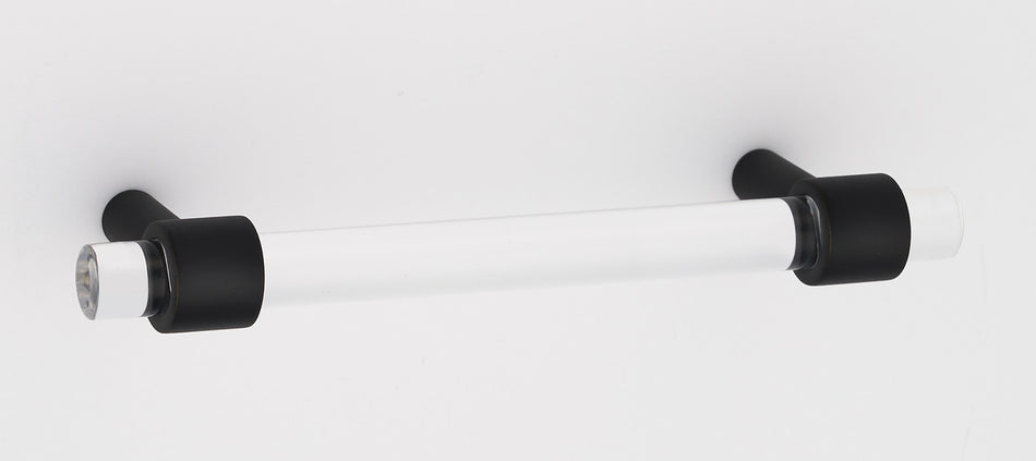 Alno A860-3-MB: 3" cc Acrylic Contemporary Cabinet Pull - Matte Black
