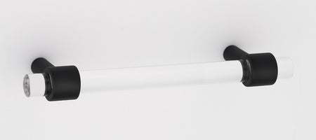 Alno A860-4-MB: 4" cc Acrylic Contemporary Cabinet Pull - Matte Black