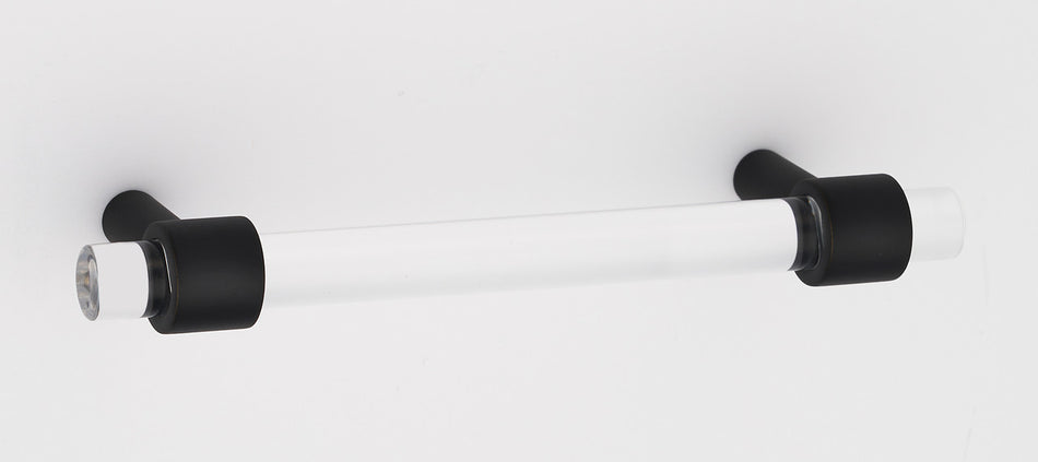 Alno A860-4-MB: 4" cc Acrylic Contemporary Cabinet Pull - Matte Black