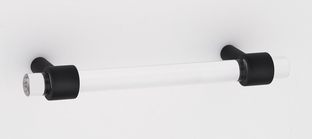 Alno A860-4-MB: 4" cc Acrylic Contemporary Cabinet Pull - Matte Black