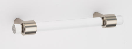Alno A860-4-PN: 4" cc Acrylic Contemporary Cabinet Pull - Polished Nickel