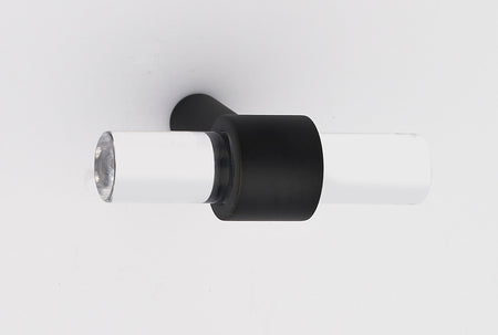 Alno A860-45-MB: 1-3/4" Acrylic Contemporary Cabinet Knob - Matte Black
