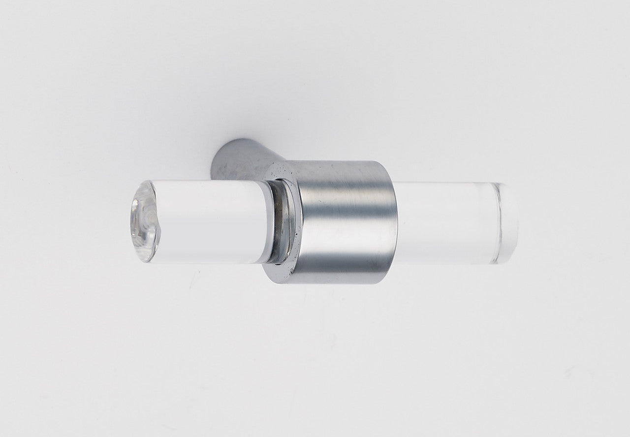 Alno A860-45-PC: 1-3/4" Acrylic Contemporary Cabinet Knob - Polished Chrome