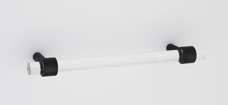 Alno A860-6-MB: 6" cc Acrylic Contemporary Cabinet Pull - Matte Black