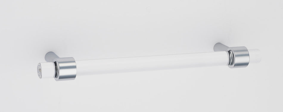 Alno A860-8-PC: 8" cc Acrylic Contemporary Cabinet Pull - Polished Chrome