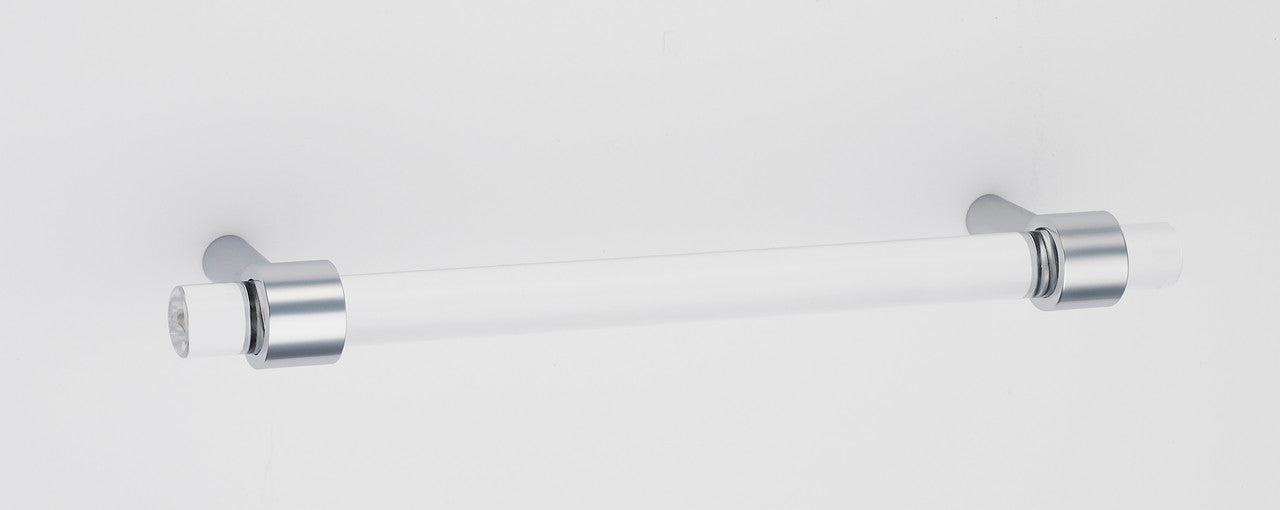 Alno A860-8-PC: 8" cc Acrylic Contemporary Cabinet Pull - Polished Chrome