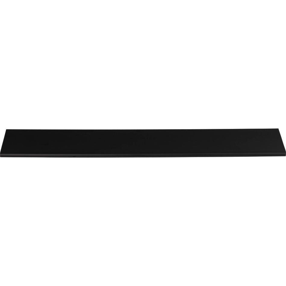 Atlas A864-BL: 12-5/8" cc Edge Pulls Cabinet Pull - Matte Black