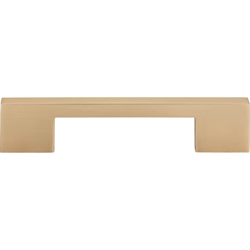Atlas A867-CM: 5-1/16" cc Thin Square Cabinet Pull - Champagne