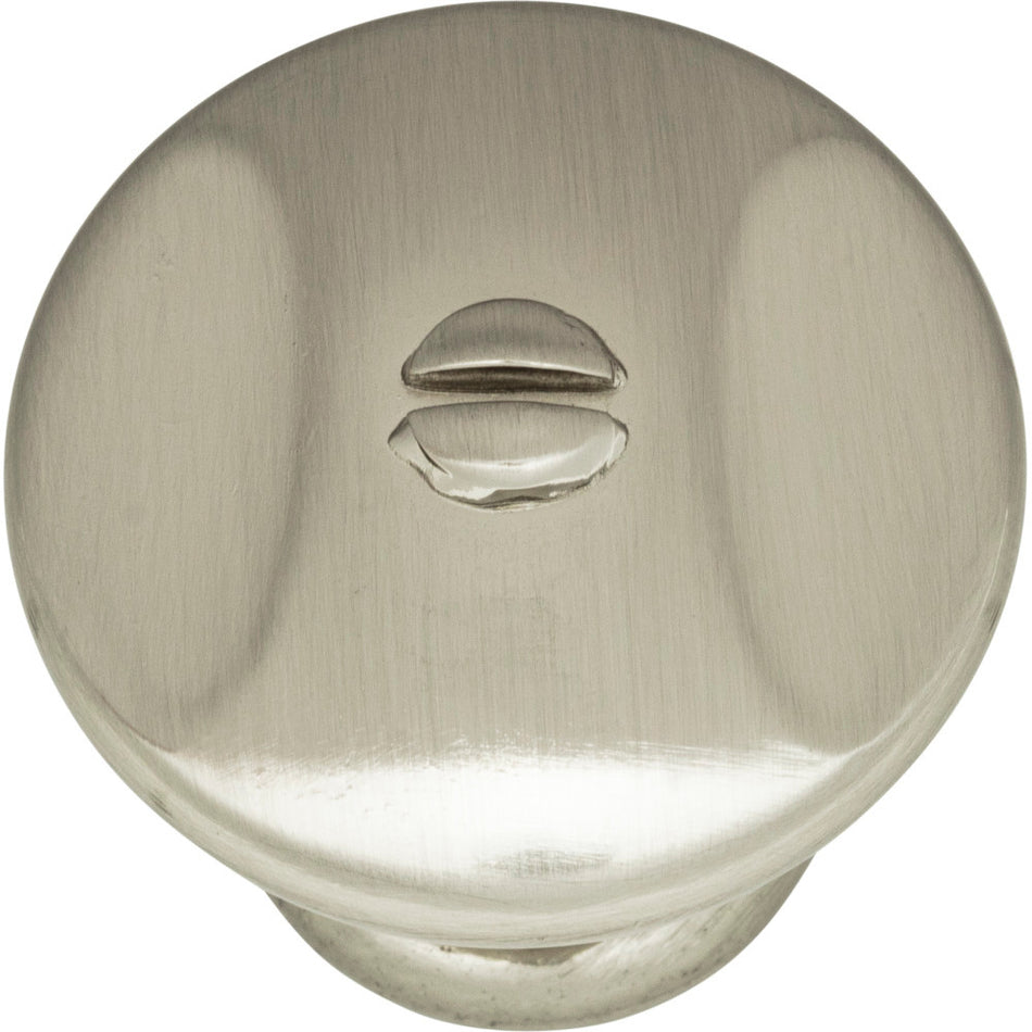 Atlas A869-BN: 1-3/8" Ergo Cabinet Knob - Brushed Nickel