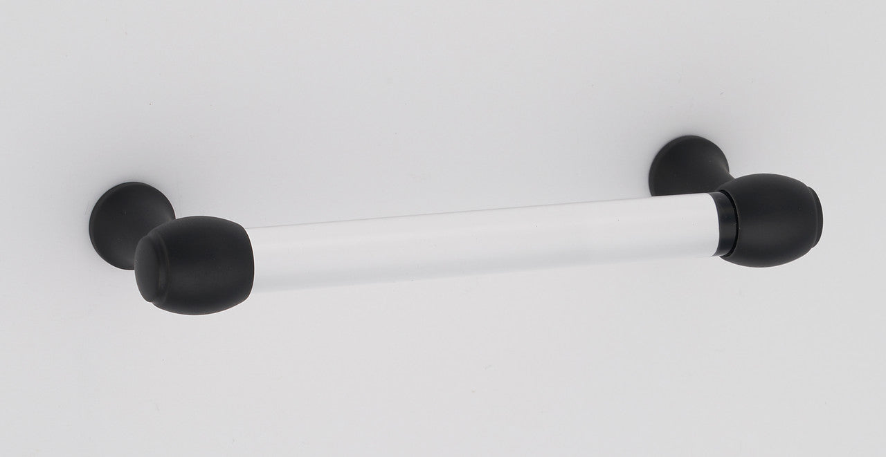Alno A870-4-MB: 4" cc Acrylic Royale Cabinet Pull - Matte Black