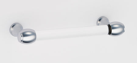 Alno A870-4-PC: 4" cc Acrylic Royale Cabinet Pull - Polished Chrome