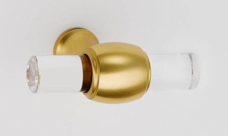 Alno A870-45-PB: 1-3/4" Acrylic Royale Cabinet Knob - Polished Brass