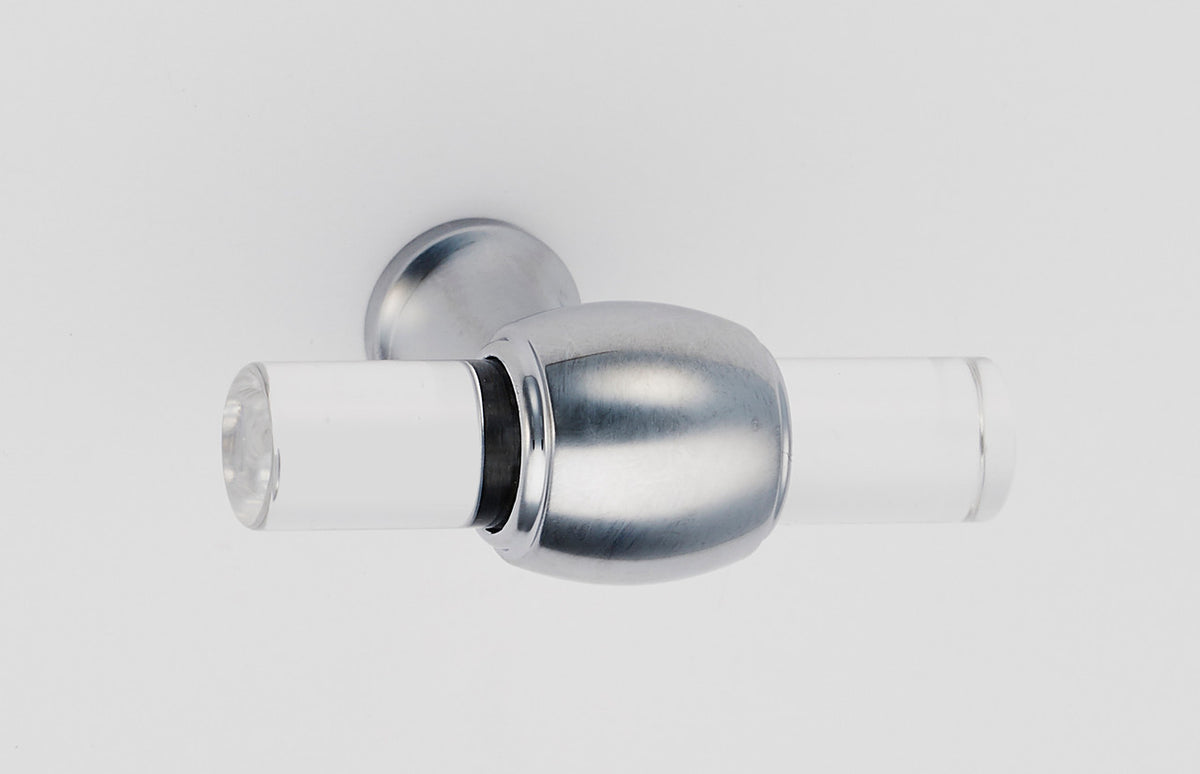 Alno A870-45-PC: 1-3/4" Acrylic Royale Cabinet Knob - Polished Chrome
