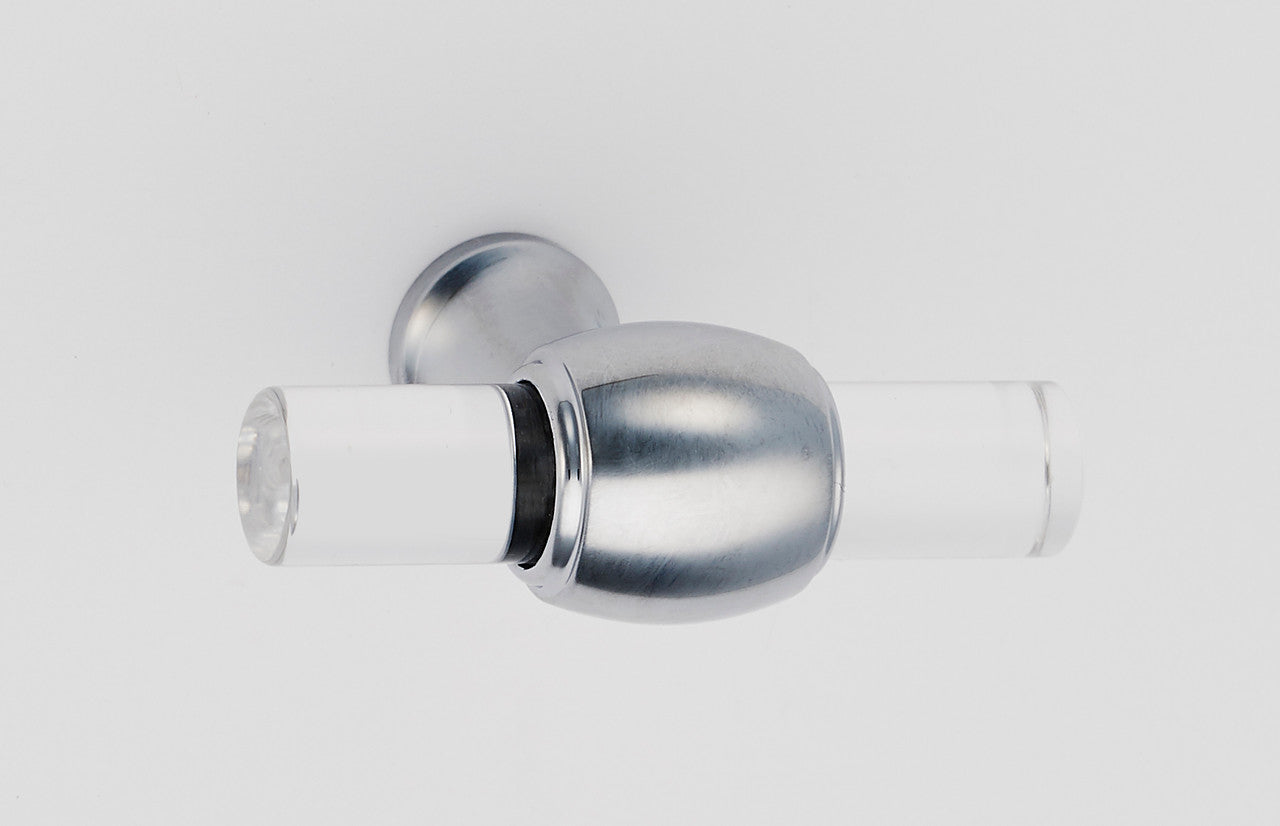 Alno A870-45-PC: 1-3/4" Acrylic Royale Cabinet Knob - Polished Chrome