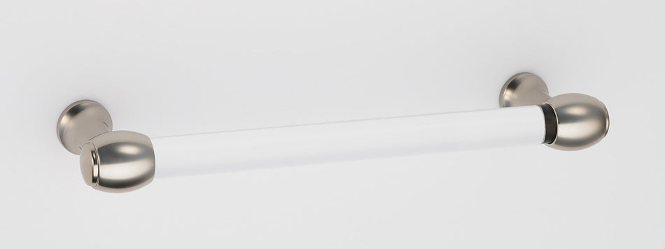 Alno A870-6-PN: 6" cc Acrylic Royale Cabinet Pull - Polished Nickel