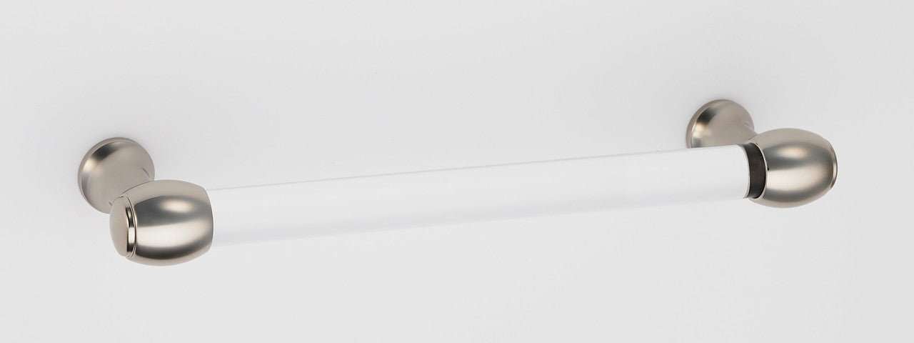 Alno A870-8-PN: 8" cc Acrylic Royale Cabinet Pull - Polished Nickel