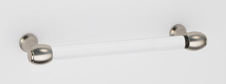 Alno A870-8-PN: 8" cc Acrylic Royale Cabinet Pull - Polished Nickel