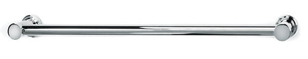 Alno A8720-18-PB/NL: 18" cc Infinity Towel Bar - Unlacquered Brass
