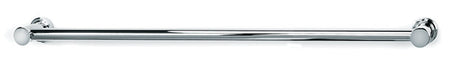 Alno A8720-24-PB/NL: 24" cc Infinity Towel Bar - Unlacquered Brass