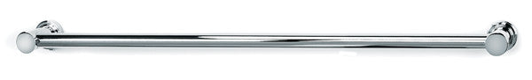 Alno A8720-24-PB/NL: 24" cc Infinity Towel Bar - Unlacquered Brass