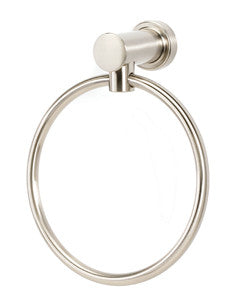 Alno A8740-SN: 6" Infinity Towel Ring - Satin Nickel