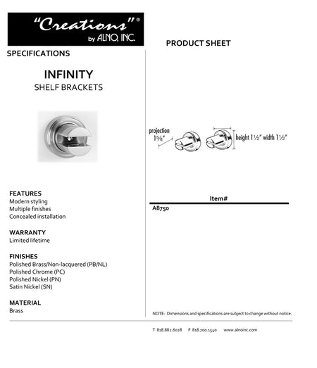 Specificaton Sheet