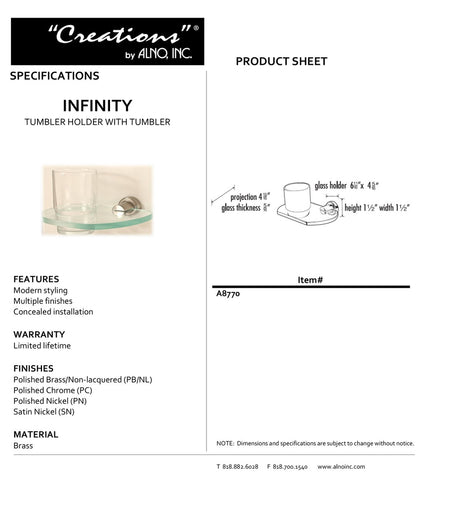 Specificaton Sheet