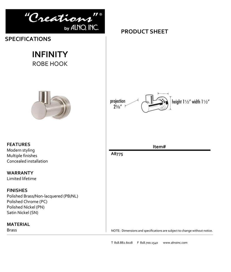 Specificaton Sheet