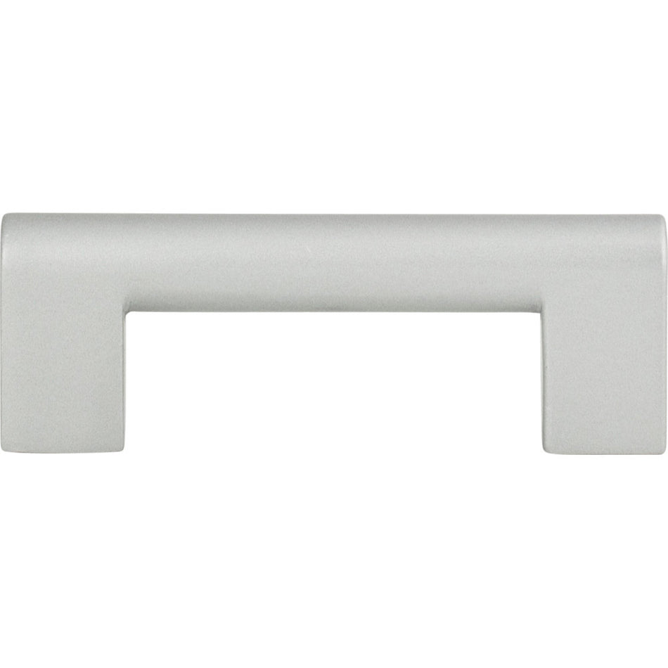 Atlas A878-MC: 3" cc Round Rail Cabinet Pull - Matte Chrome