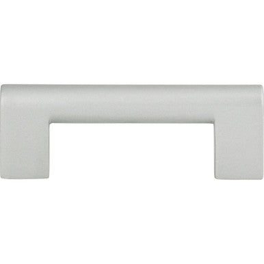 Atlas A878-MC: 3" cc Round Rail Cabinet Pull - Matte Chrome