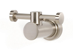 Alno A8786-SN: Infinity Double Robe Hook - Satin Nickel