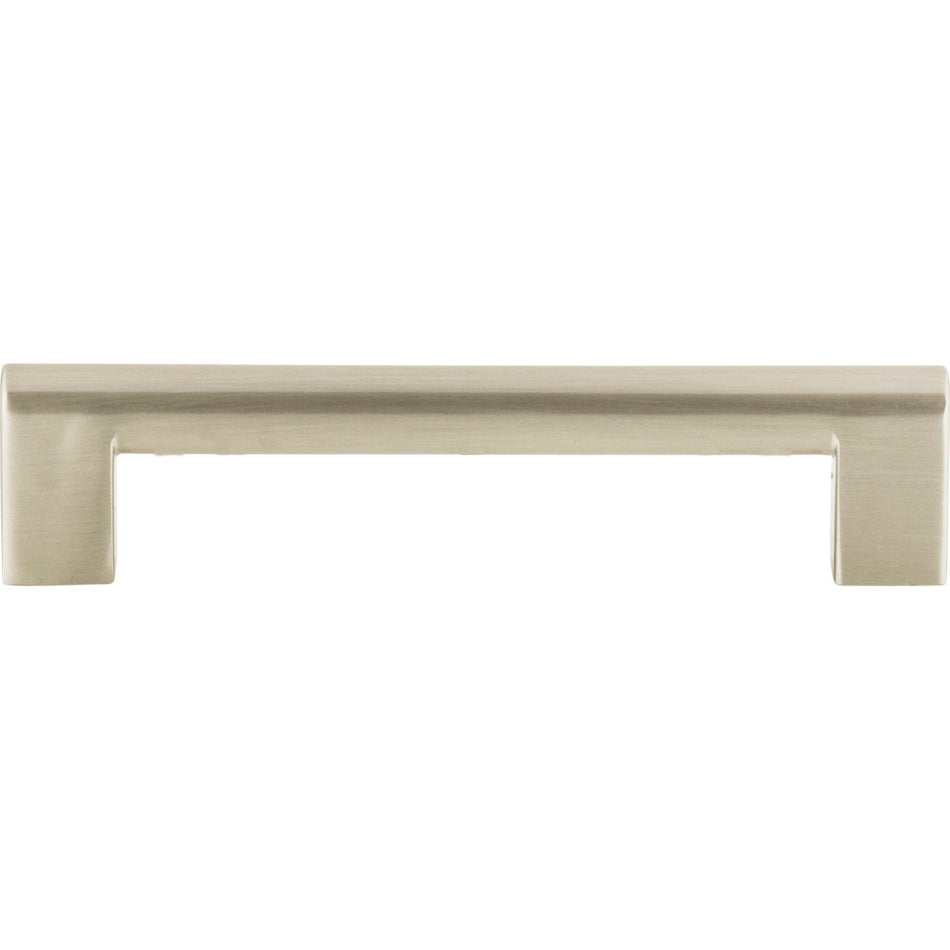 Atlas A879-BN: 5-1/16" cc Round Rail Cabinet Pull - Brushed Nickel