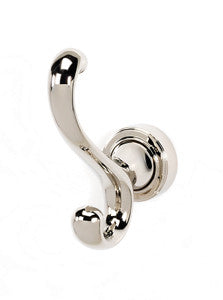 Alno A8799-PN: Infinity Double Robe Hook - Polished Nickel
