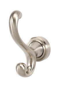 Alno A8799-SN: Infinity Double Robe Hook - Satin Nickel