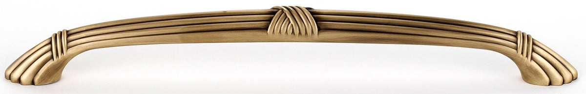 Alno A881-6-AEM: 6" cc Ribbon & Reed Cabinet Pull - Antique English Matte
