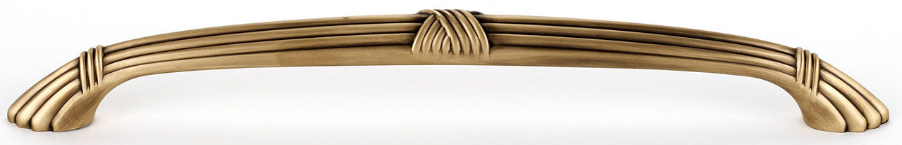 Alno A881-6-AEM: 6" cc Ribbon & Reed Cabinet Pull - Antique English Matte