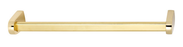 Alno A8920-18-PB: 18" cc Euro Towel Bar - Polished Brass
