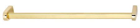 Alno A8920-24-PB/NL: 24" cc Euro Towel Bar - Unlacquered Brass